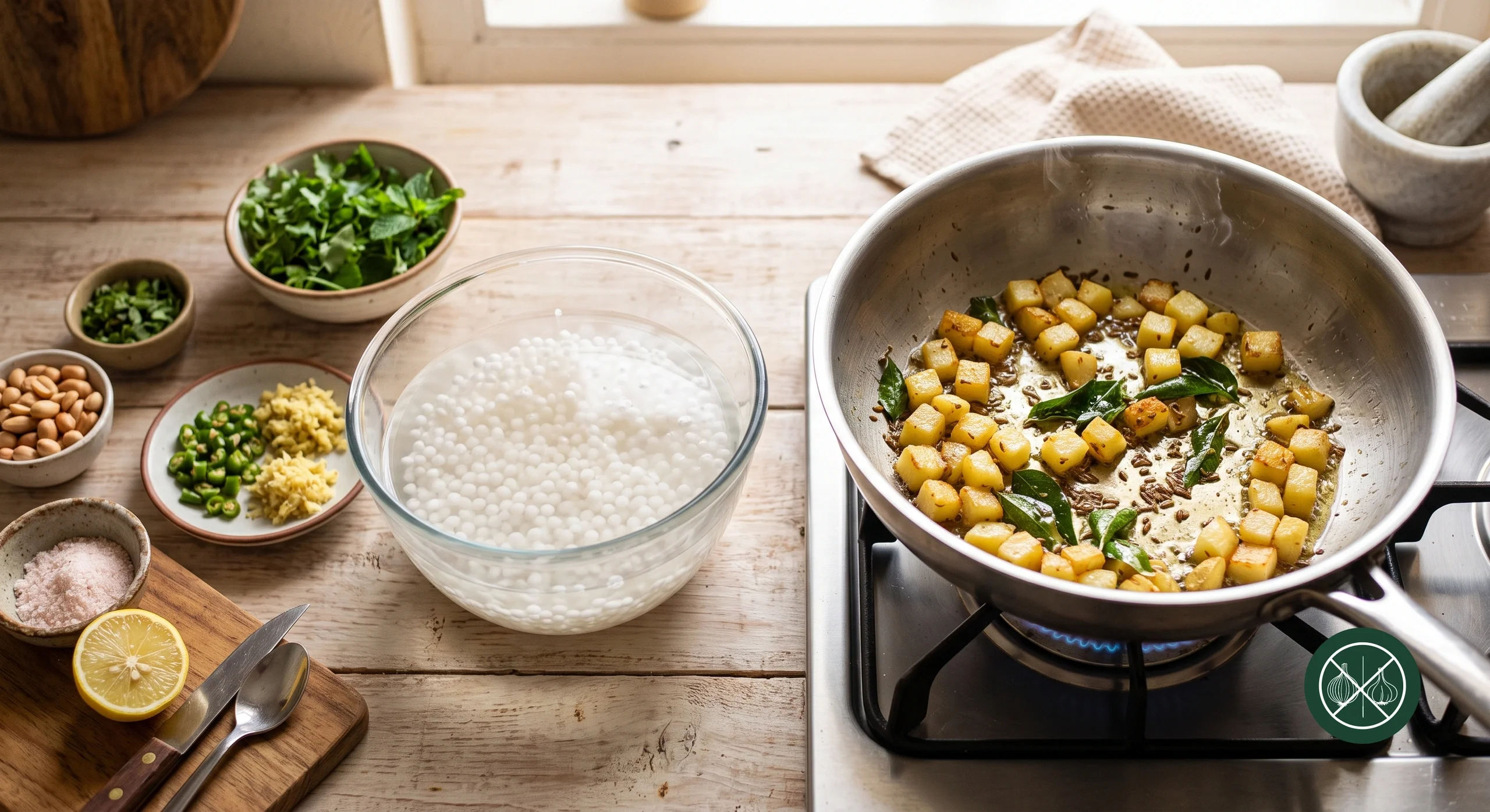 Hariyali Sabudana Khichdi — image 4