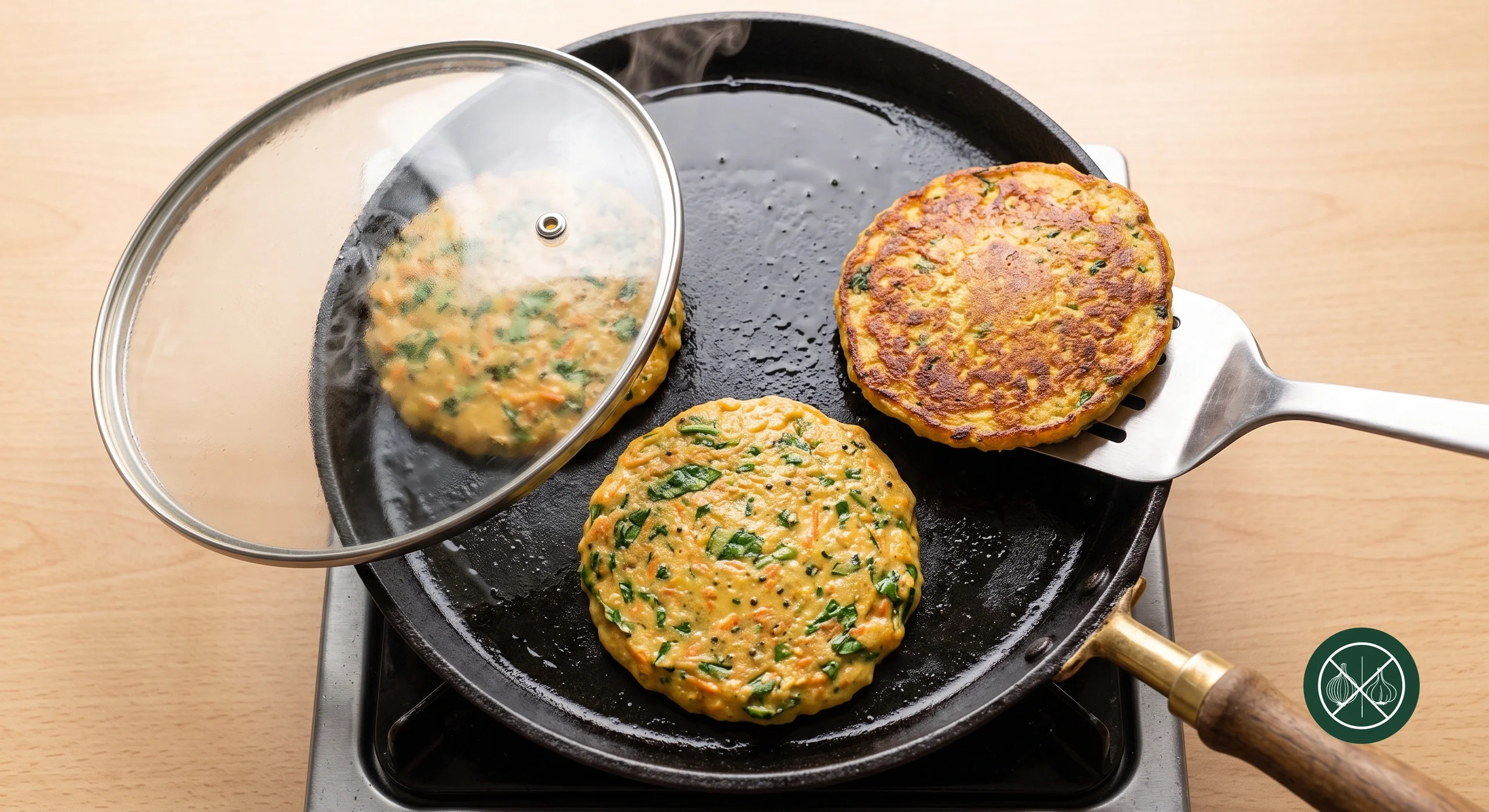 Instant Vegetable Pancakes — step 4