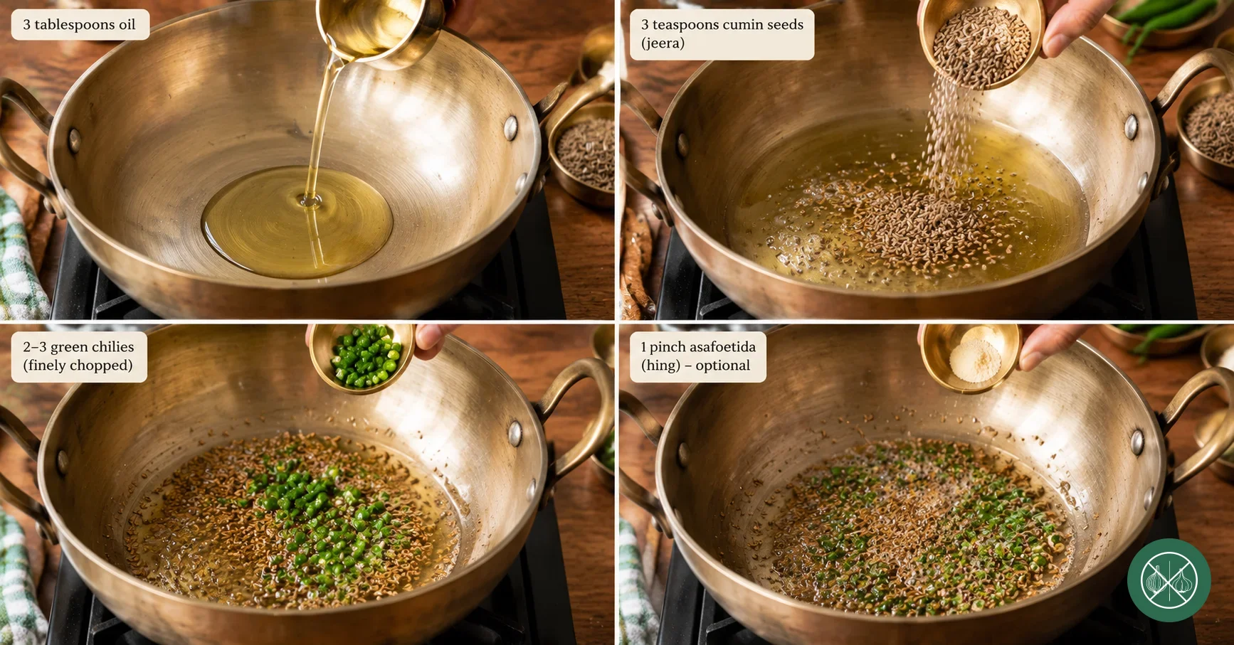Jeera Aloo — step 4