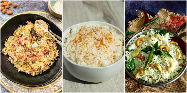 Radhashtami Special Recipe - Kesar Coconut Rice Radhashtami Special Recipe - Kesar Coconut Rice