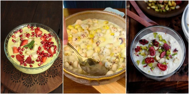 How to make Makhana Fruit Custard 