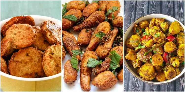 Sukhi Arbi Fry Sabzi Sukhi Arbi ki Sabzi for Navratri