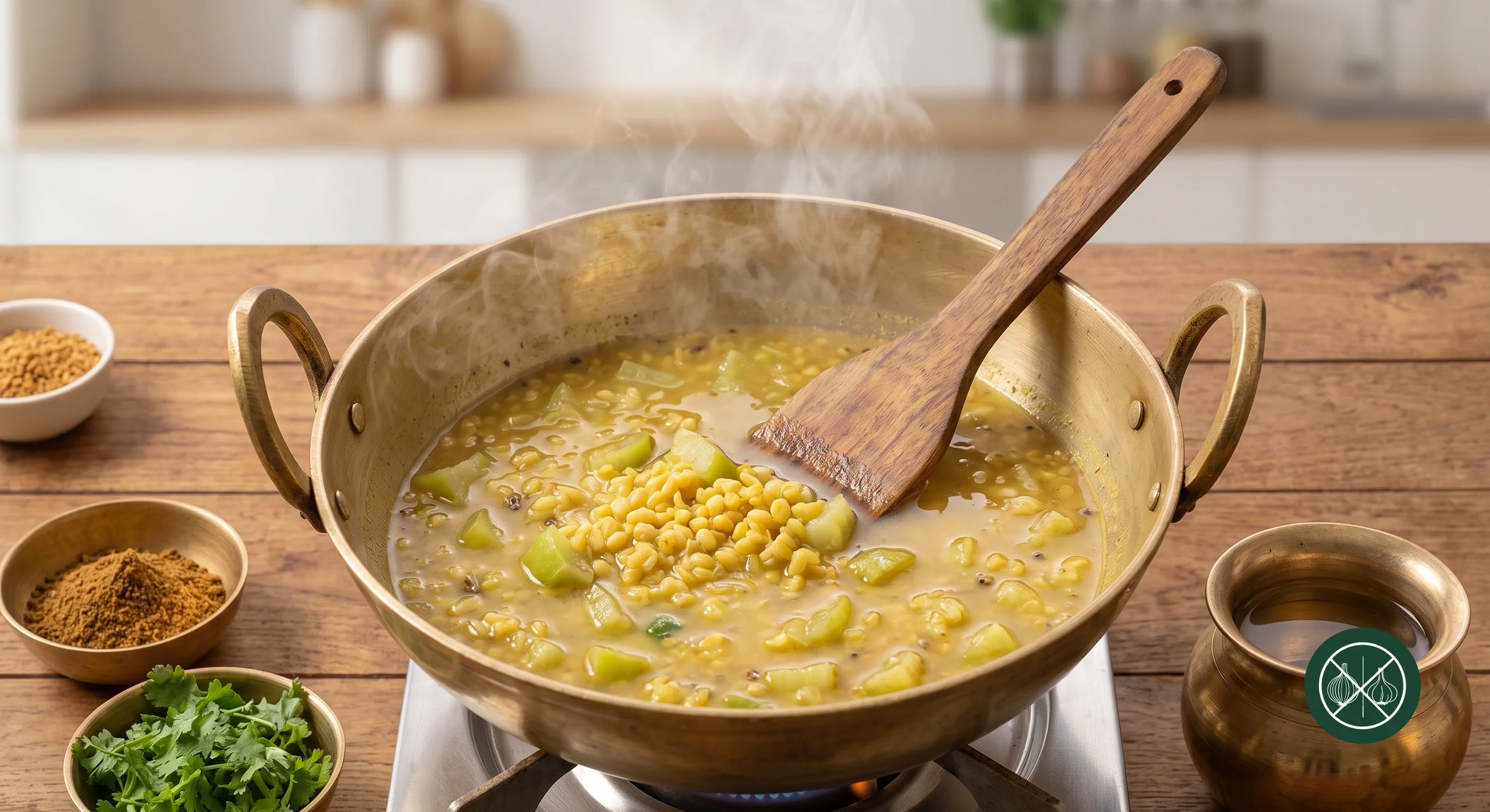 Moong Dal Bottle Gourd Curry — image 2