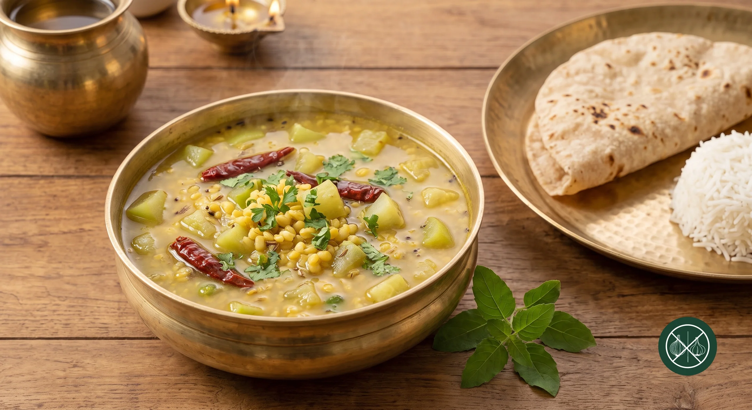 Moong Dal Bottle Gourd Curry — image 3