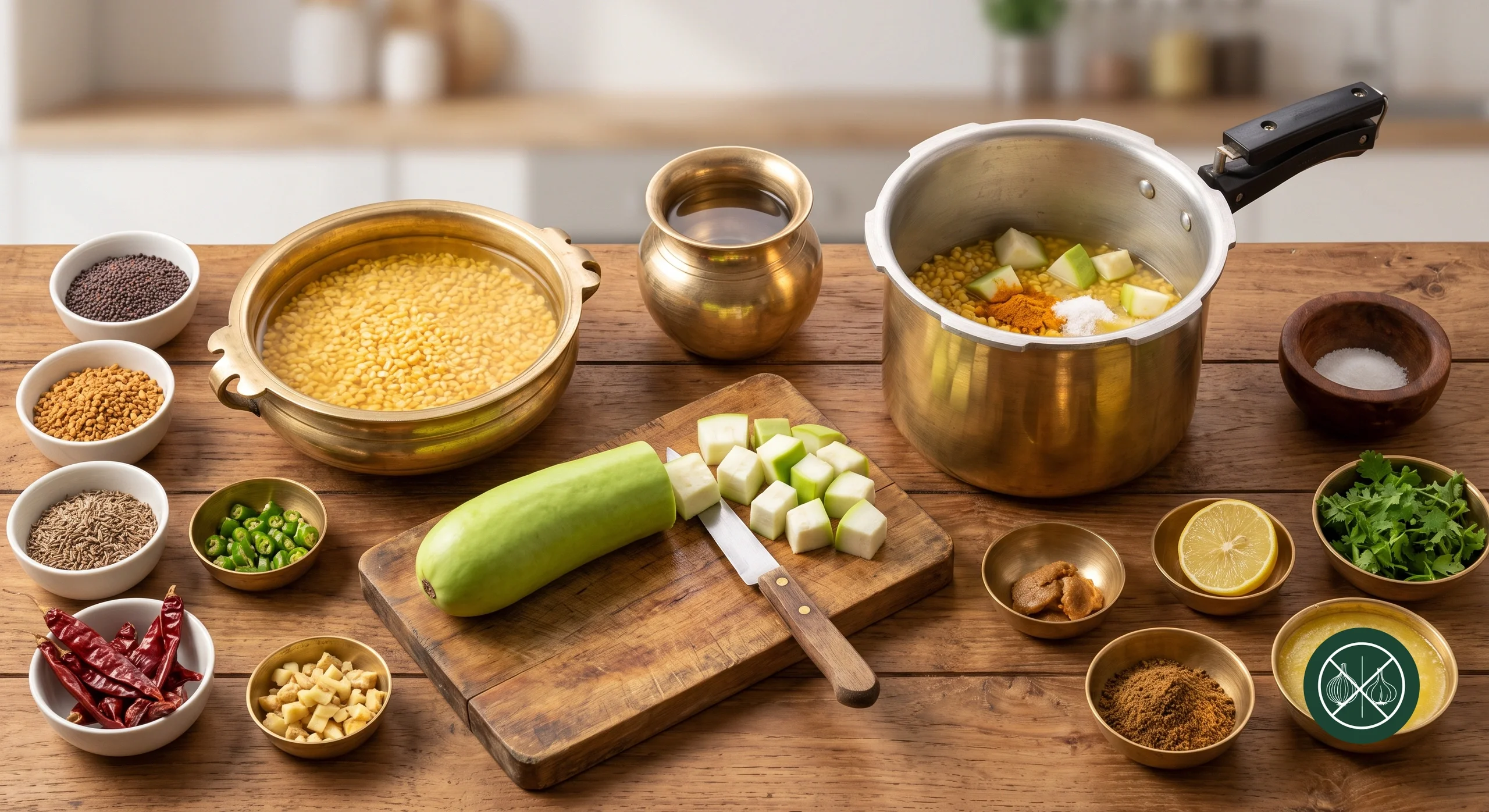 Moong Dal Bottle Gourd Curry — image 4