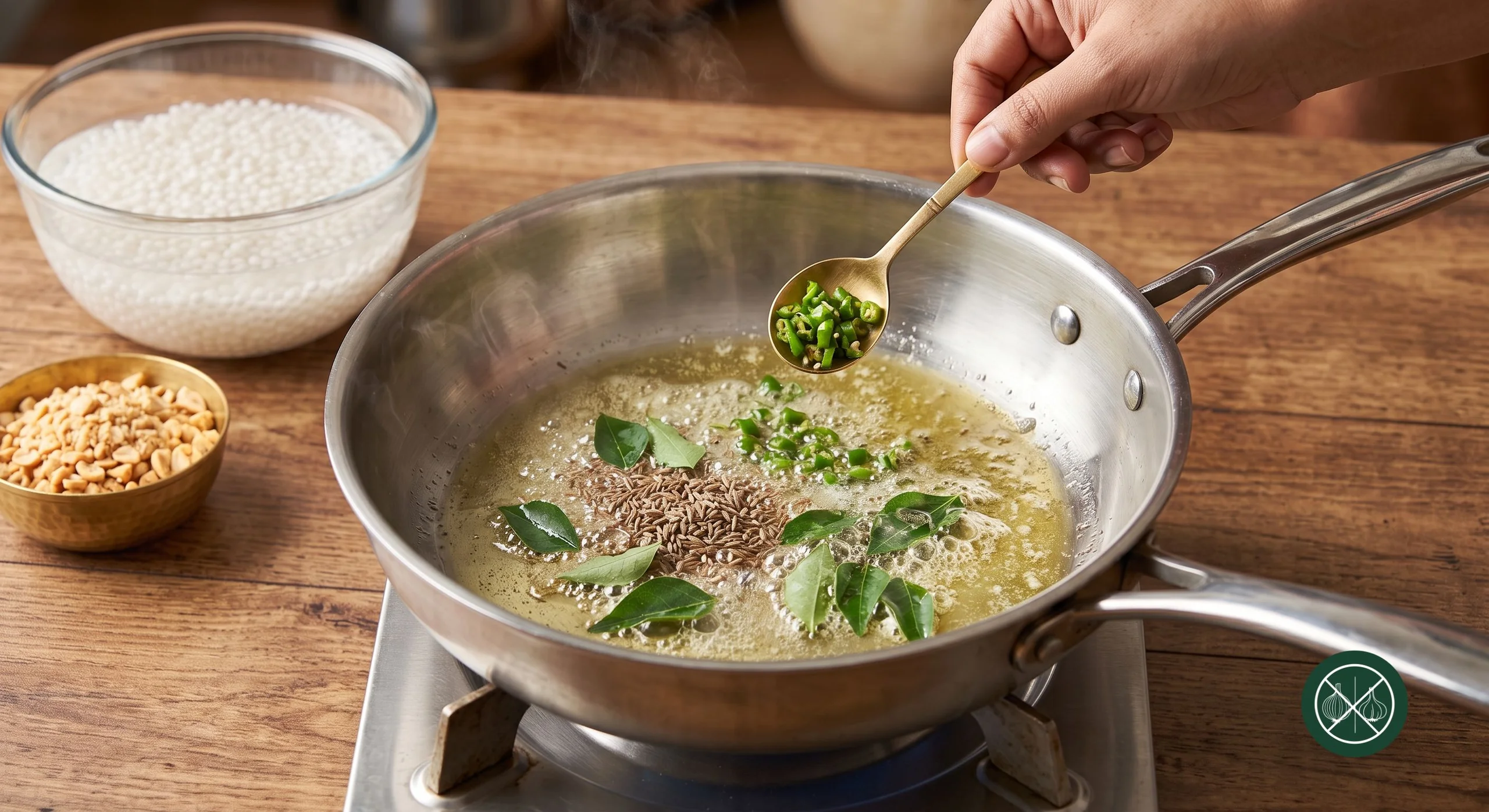 Navratri Sabudana Khichdi — step 6
