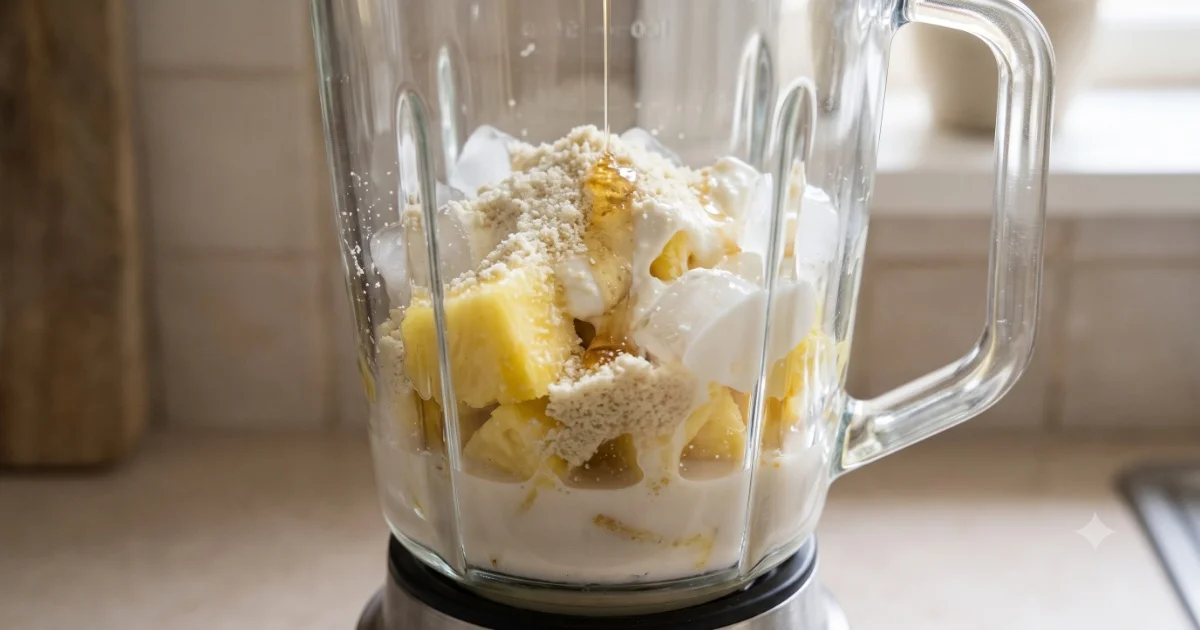 Pineapple Almond Smoothie — step 3