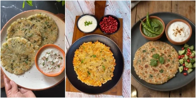 Sabudana Paratha with Raita