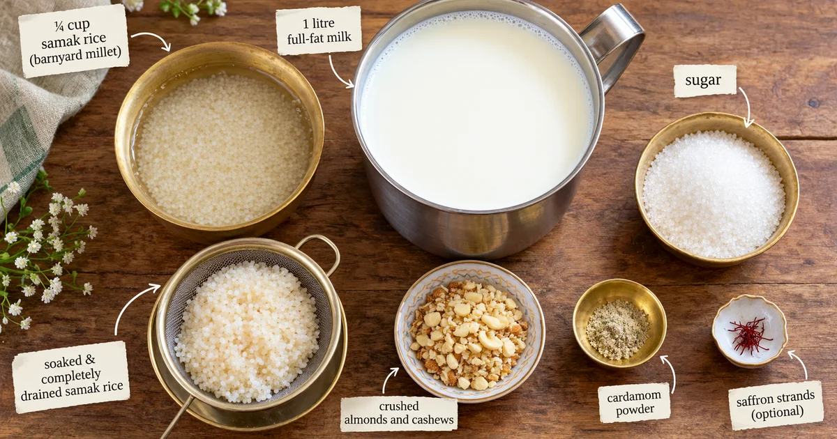 Samak Chawal ki Kheer — step 3