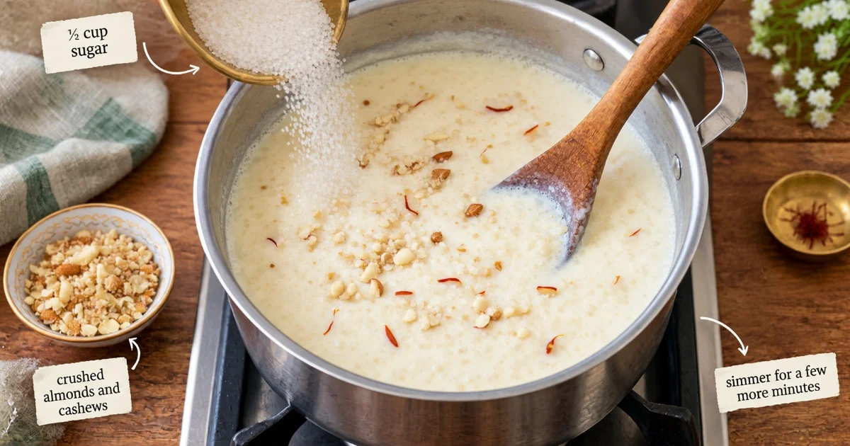 Samak Chawal ki Kheer — step 5