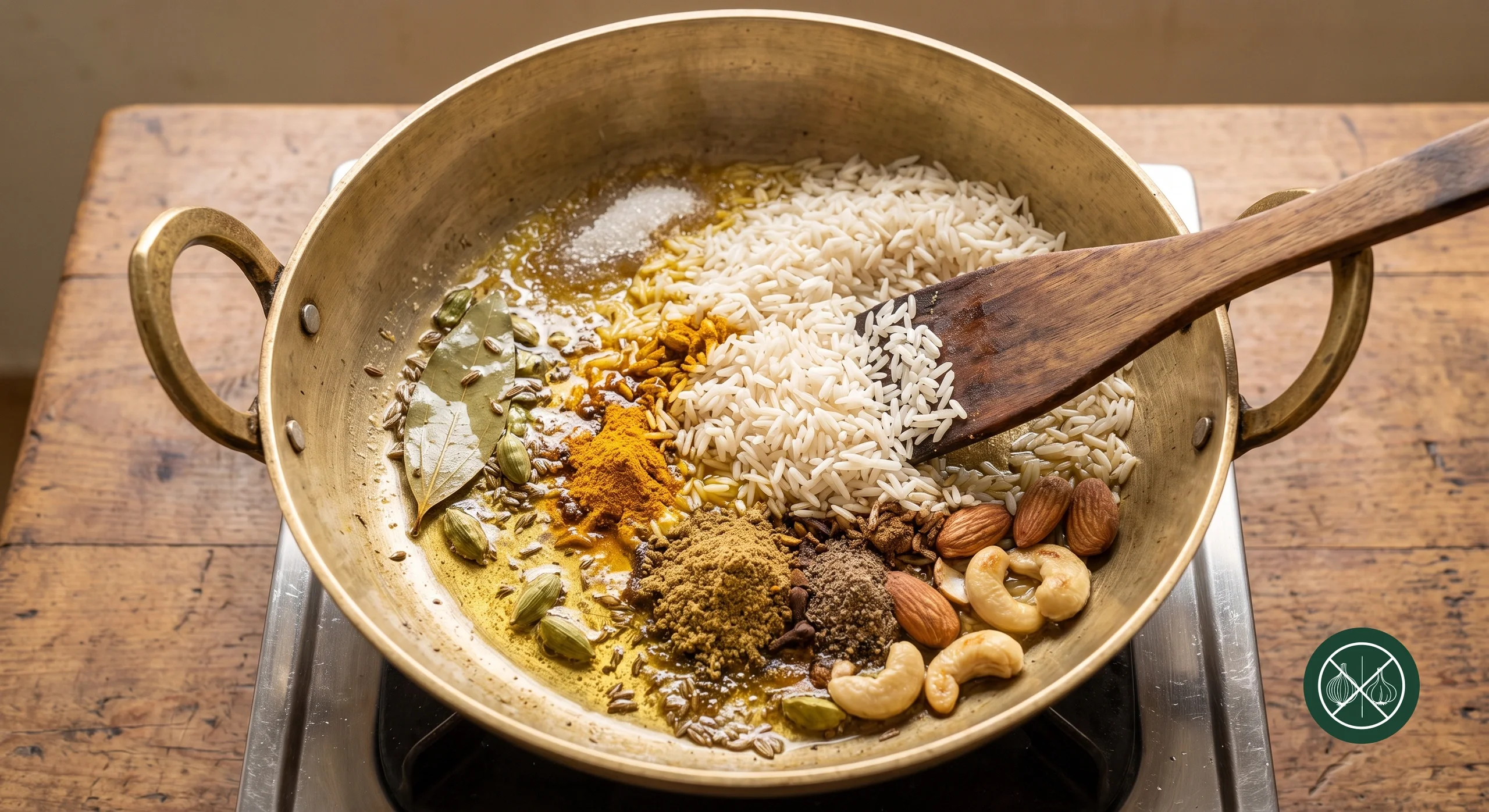 Sweet Spiced Rice Pulao